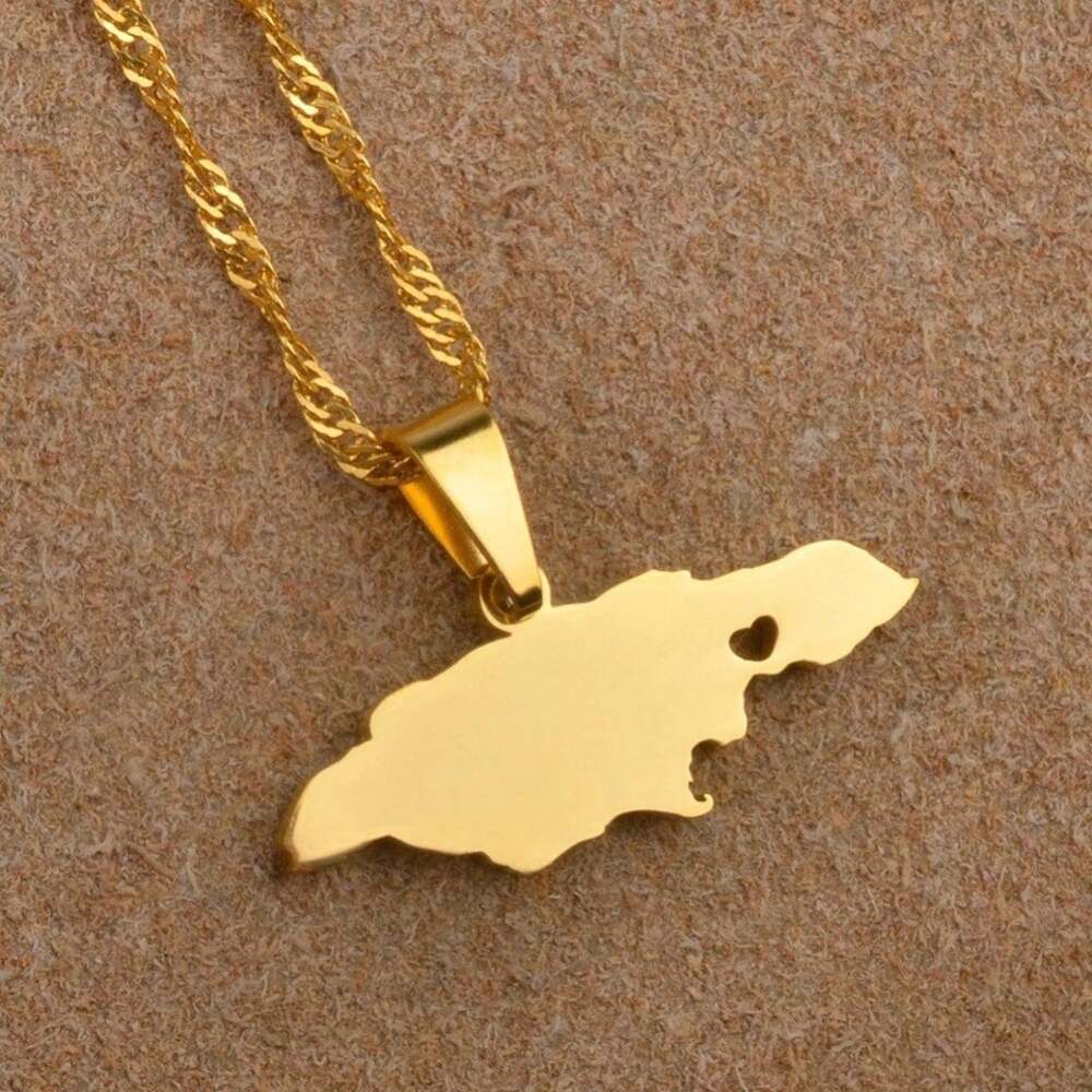 Jamaica necklace, jamaica pendant , jamaica jewelry , jamaica men necklace ,ras